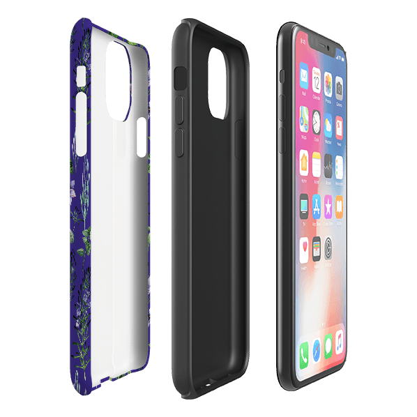 iPhone phone case-Barnington-Product Details Raised bevel to protect screen from scratches. Impact resistant polycarbonate shell and shock absorbing inner TPU liner. Secure fit with design wrapping around side of the case and full access to ports. Compatible with Qi-standard wireless charging. Thickness 1/8 inch (3mm), weight 30g. Compatibility See drop down menu for options, please select the right case as we print to order.-Stringberry