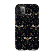 iPhone phone case-Bees By Jade Mosinski-Product Details Raised bevel to protect screen from scratches. Impact resistant polycarbonate shell and shock absorbing inner TPU liner. Secure fit with design wrapping around side of the case and full access to ports. Compatible with Qi-standard wireless charging. Thickness 1/8 inch (3mm), weight 30g. Compatibility See drop down menu for options, please select the right case as we print to order.-Stringberry
