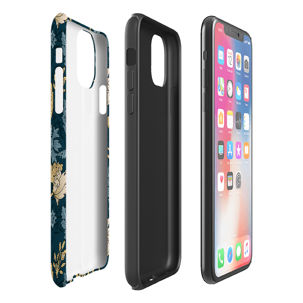 iPhone phone case-Beeston-Product Details Raised bevel to protect screen from scratches. Impact resistant polycarbonate shell and shock absorbing inner TPU liner. Secure fit with design wrapping around side of the case and full access to ports. Compatible with Qi-standard wireless charging. Thickness 1/8 inch (3mm), weight 30g. Compatibility See drop down menu for options, please select the right case as we print to order.-Stringberry