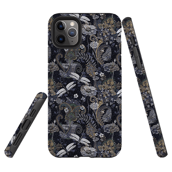 iPhone phone case-Belsay Pattern-Product Details Raised bevel to protect screen from scratches. Impact resistant polycarbonate shell and shock absorbing inner TPU liner. Secure fit with design wrapping around side of the case and full access to ports. Compatible with Qi-standard wireless charging. Thickness 1/8 inch (3mm), weight 30g. Compatibility See drop down menu for options, please select the right case as we print to order.-Stringberry