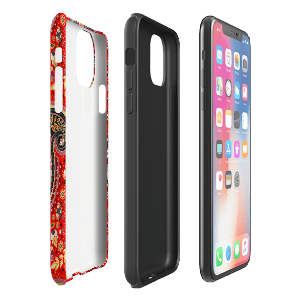 iPhone phone case-Billingshurst-Product Details Raised bevel to protect screen from scratches. Impact resistant polycarbonate shell and shock absorbing inner TPU liner. Secure fit with design wrapping around side of the case and full access to ports. Compatible with Qi-standard wireless charging. Thickness 1/8 inch (3mm), weight 30g. Compatibility See drop down menu for options, please select the right case as we print to order.-Stringberry