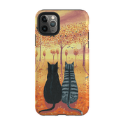 iPhone phone case-Bird Watching By Mary Stubberfield-Product Details Raised bevel to protect screen from scratches. Impact resistant polycarbonate shell and shock absorbing inner TPU liner. Secure fit with design wrapping around side of the case and full access to ports. Compatible with Qi-standard wireless charging. Thickness 1/8 inch (3mm), weight 30g. Compatibility See drop down menu for options, please select the right case as we print to order.-Stringberry