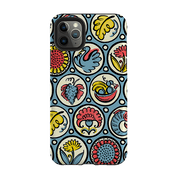 iPhone phone case-Birds, Fish & Fruit By Cressida Bell-Product Details Raised bevel to protect screen from scratches. Impact resistant polycarbonate shell and shock absorbing inner TPU liner. Secure fit with design wrapping around side of the case and full access to ports. Compatible with Qi-standard wireless charging. Thickness 1/8 inch (3mm), weight 30g. Compatibility See drop down menu for options, please select the right case as we print to order.-Stringberry
