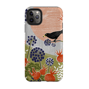 iPhone phone case-Blackbird And Ivy By Liane Payne-Product Details Raised bevel to protect screen from scratches. Impact resistant polycarbonate shell and shock absorbing inner TPU liner. Secure fit with design wrapping around side of the case and full access to ports. Compatible with Qi-standard wireless charging. Thickness 1/8 inch (3mm), weight 30g. Compatibility See drop down menu for options, please select the right case as we print to order.-Stringberry