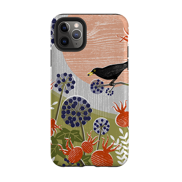 iPhone phone case-Blackbird And Ivy By Liane Payne-Product Details Raised bevel to protect screen from scratches. Impact resistant polycarbonate shell and shock absorbing inner TPU liner. Secure fit with design wrapping around side of the case and full access to ports. Compatible with Qi-standard wireless charging. Thickness 1/8 inch (3mm), weight 30g. Compatibility See drop down menu for options, please select the right case as we print to order.-Stringberry