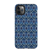 iPhone phone case-Bluebirds By Cressida Bell-Product Details Raised bevel to protect screen from scratches. Impact resistant polycarbonate shell and shock absorbing inner TPU liner. Secure fit with design wrapping around side of the case and full access to ports. Compatible with Qi-standard wireless charging. Thickness 1/8 inch (3mm), weight 30g. Compatibility See drop down menu for options, please select the right case as we print to order.-Stringberry