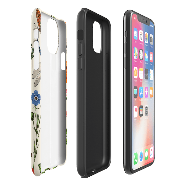 iPhone phone case-Bodnant-Product Details Raised bevel to protect screen from scratches. Impact resistant polycarbonate shell and shock absorbing inner TPU liner. Secure fit with design wrapping around side of the case and full access to ports. Compatible with Qi-standard wireless charging. Thickness 1/8 inch (3mm), weight 30g. Compatibility See drop down menu for options, please select the right case as we print to order.-Stringberry