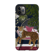 iPhone phone case-Boho Leopard By Bex Parkin-Product Details Raised bevel to protect screen from scratches. Impact resistant polycarbonate shell and shock absorbing inner TPU liner. Secure fit with design wrapping around side of the case and full access to ports. Compatible with Qi-standard wireless charging. Thickness 1/8 inch (3mm), weight 30g. Compatibility See drop down menu for options, please select the right case as we print to order.-Stringberry