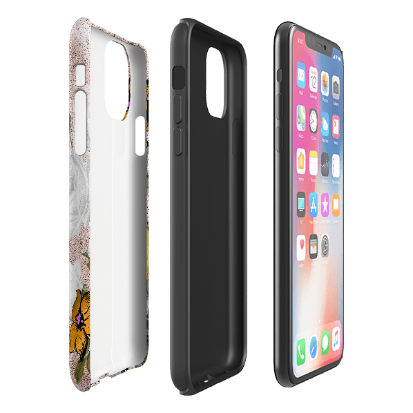 iPhone phone case-Bowes-Product Details Raised bevel to protect screen from scratches. Impact resistant polycarbonate shell and shock absorbing inner TPU liner. Secure fit with design wrapping around side of the case and full access to ports. Compatible with Qi-standard wireless charging. Thickness 1/8 inch (3mm), weight 30g. Compatibility See drop down menu for options, please select the right case as we print to order.-Stringberry