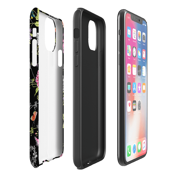 iPhone phone case-Broadview-Product Details Raised bevel to protect screen from scratches. Impact resistant polycarbonate shell and shock absorbing inner TPU liner. Secure fit with design wrapping around side of the case and full access to ports. Compatible with Qi-standard wireless charging. Thickness 1/8 inch (3mm), weight 30g. Compatibility See drop down menu for options, please select the right case as we print to order.-Stringberry