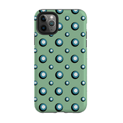 iPhone phone case-Bubbles By Cressida Bell-Product Details Raised bevel to protect screen from scratches. Impact resistant polycarbonate shell and shock absorbing inner TPU liner. Secure fit with design wrapping around side of the case and full access to ports. Compatible with Qi-standard wireless charging. Thickness 1/8 inch (3mm), weight 30g. Compatibility See drop down menu for options, please select the right case as we print to order.-Stringberry