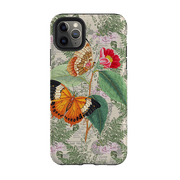 iPhone phone case-Butterfly Stories-Product Details Raised bevel to protect screen from scratches. Impact resistant polycarbonate shell and shock absorbing inner TPU liner. Secure fit with design wrapping around side of the case and full access to ports. Compatible with Qi-standard wireless charging. Thickness 1/8 inch (3mm), weight 30g. Compatibility See drop down menu for options, please select the right case as we print to order.-Stringberry