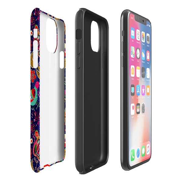 iPhone phone case-Cartmel-Product Details Raised bevel to protect screen from scratches. Impact resistant polycarbonate shell and shock absorbing inner TPU liner. Secure fit with design wrapping around side of the case and full access to ports. Compatible with Qi-standard wireless charging. Thickness 1/8 inch (3mm), weight 30g. Compatibility See drop down menu for options, please select the right case as we print to order.-Stringberry