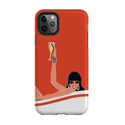 iPhone phone case-Champagne By Paul Thurlby-Product Details Raised bevel to protect screen from scratches. Impact resistant polycarbonate shell and shock absorbing inner TPU liner. Secure fit with design wrapping around side of the case and full access to ports. Compatible with Qi-standard wireless charging. Thickness 1/8 inch (3mm), weight 30g. Compatibility See drop down menu for options, please select the right case as we print to order.-Stringberry