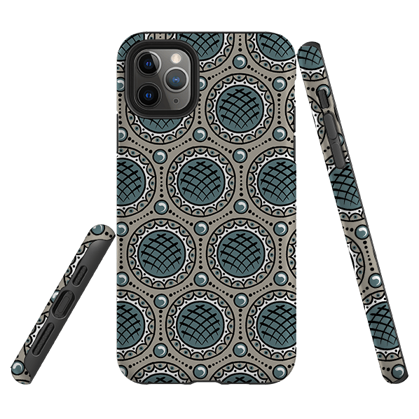 iPhone phone case-Charleston Green By Cressida Bell-Product Details Raised bevel to protect screen from scratches. Impact resistant polycarbonate shell and shock absorbing inner TPU liner. Secure fit with design wrapping around side of the case and full access to ports. Compatible with Qi-standard wireless charging. Thickness 1/8 inch (3mm), weight 30g. Compatibility See drop down menu for options, please select the right case as we print to order.-Stringberry