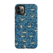 iPhone phone case-Clouds By Cressida Bell-Product Details Raised bevel to protect screen from scratches. Impact resistant polycarbonate shell and shock absorbing inner TPU liner. Secure fit with design wrapping around side of the case and full access to ports. Compatible with Qi-standard wireless charging. Thickness 1/8 inch (3mm), weight 30g. Compatibility See drop down menu for options, please select the right case as we print to order.-Stringberry