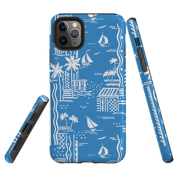 iPhone phone case-Cote D'Azur Boats By Sarah Campbell-Product Details Raised bevel to protect screen from scratches. Impact resistant polycarbonate shell and shock absorbing inner TPU liner. Secure fit with design wrapping around side of the case and full access to ports. Compatible with Qi-standard wireless charging. Thickness 1/8 inch (3mm), weight 30g. Compatibility See drop down menu for options, please select the right case as we print to order.-Stringberry
