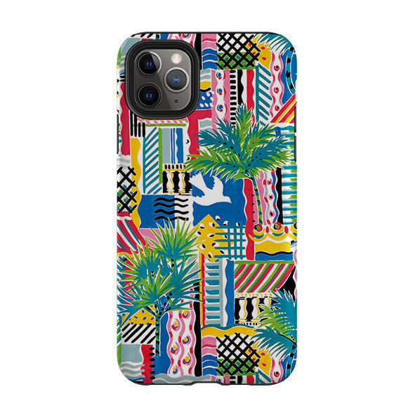 iPhone phone case-Cote D'Azur By Sarah Campbell-Product Details Raised bevel to protect screen from scratches. Impact resistant polycarbonate shell and shock absorbing inner TPU liner. Secure fit with design wrapping around side of the case and full access to ports. Compatible with Qi-standard wireless charging. Thickness 1/8 inch (3mm), weight 30g. Compatibility See drop down menu for options, please select the right case as we print to order.-Stringberry