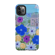 iPhone phone case-Cottage By Mary Stubberfield-Product Details Raised bevel to protect screen from scratches. Impact resistant polycarbonate shell and shock absorbing inner TPU liner. Secure fit with design wrapping around side of the case and full access to ports. Compatible with Qi-standard wireless charging. Thickness 1/8 inch (3mm), weight 30g. Compatibility See drop down menu for options, please select the right case as we print to order.-Stringberry