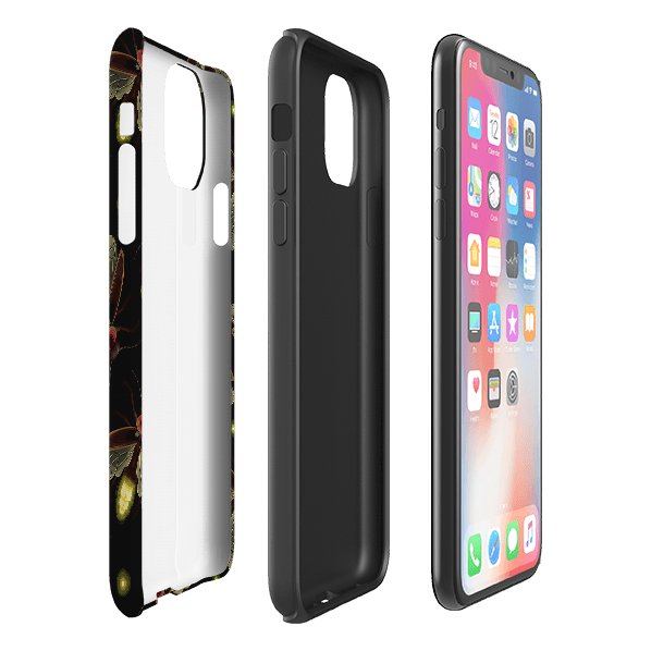 iPhone phone case-Crystal Palace-Product Details Raised bevel to protect screen from scratches. Impact resistant polycarbonate shell and shock absorbing inner TPU liner. Secure fit with design wrapping around side of the case and full access to ports. Compatible with Qi-standard wireless charging. Thickness 1/8 inch (3mm), weight 30g. Compatibility See drop down menu for options, please select the right case as we print to order.-Stringberry