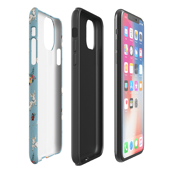 iPhone phone case-Cute-Product Details Raised bevel to protect screen from scratches. Impact resistant polycarbonate shell and shock absorbing inner TPU liner. Secure fit with design wrapping around side of the case and full access to ports. Compatible with Qi-standard wireless charging. Thickness 1/8 inch (3mm), weight 30g. Compatibility See drop down menu for options, please select the right case as we print to order.-Stringberry