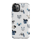 iPhone phone case-Dog Pattern-Product Details Raised bevel to protect screen from scratches. Impact resistant polycarbonate shell and shock absorbing inner TPU liner. Secure fit with design wrapping around side of the case and full access to ports. Compatible with Qi-standard wireless charging. Thickness 1/8 inch (3mm), weight 30g. Compatibility See drop down menu for options, please select the right case as we print to order.-Stringberry