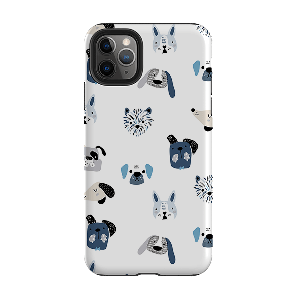 iPhone phone case-Dog Pattern-Product Details Raised bevel to protect screen from scratches. Impact resistant polycarbonate shell and shock absorbing inner TPU liner. Secure fit with design wrapping around side of the case and full access to ports. Compatible with Qi-standard wireless charging. Thickness 1/8 inch (3mm), weight 30g. Compatibility See drop down menu for options, please select the right case as we print to order.-Stringberry
