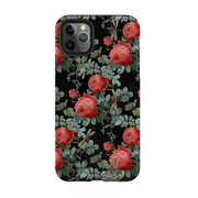 iPhone phone case-Dragons And Roses-Product Details Raised bevel to protect screen from scratches. Impact resistant polycarbonate shell and shock absorbing inner TPU liner. Secure fit with design wrapping around side of the case and full access to ports. Compatible with Qi-standard wireless charging. Thickness 1/8 inch (3mm), weight 30g. Compatibility See drop down menu for options, please select the right case as we print to order.-Stringberry