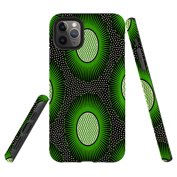 iPhone phone case-Eclipse By Cressida Bell-Product Details Raised bevel to protect screen from scratches. Impact resistant polycarbonate shell and shock absorbing inner TPU liner. Secure fit with design wrapping around side of the case and full access to ports. Compatible with Qi-standard wireless charging. Thickness 1/8 inch (3mm), weight 30g. Compatibility See drop down menu for options, please select the right case as we print to order.-Stringberry