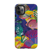 iPhone phone case-Fish By Mia Underwood-Product Details Raised bevel to protect screen from scratches. Impact resistant polycarbonate shell and shock absorbing inner TPU liner. Secure fit with design wrapping around side of the case and full access to ports. Compatible with Qi-standard wireless charging. Thickness 1/8 inch (3mm), weight 30g. Compatibility See drop down menu for options, please select the right case as we print to order.-Stringberry