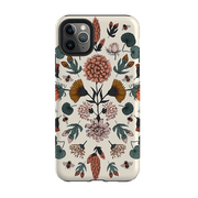 iPhone phone case-Floral Bees By Jade Mosinski-Product Details Raised bevel to protect screen from scratches. Impact resistant polycarbonate shell and shock absorbing inner TPU liner. Secure fit with design wrapping around side of the case and full access to ports. Compatible with Qi-standard wireless charging. Thickness 1/8 inch (3mm), weight 30g. Compatibility See drop down menu for options, please select the right case as we print to order.-Stringberry