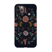 iPhone phone case-Floral By Jade Mosinski-Product Details Raised bevel to protect screen from scratches. Impact resistant polycarbonate shell and shock absorbing inner TPU liner. Secure fit with design wrapping around side of the case and full access to ports. Compatible with Qi-standard wireless charging. Thickness 1/8 inch (3mm), weight 30g. Compatibility See drop down menu for options, please select the right case as we print to order.-Stringberry