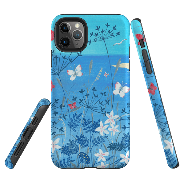 iPhone phone case-Floral By Mary Stubberfield-Product Details Raised bevel to protect screen from scratches. Impact resistant polycarbonate shell and shock absorbing inner TPU liner. Secure fit with design wrapping around side of the case and full access to ports. Compatible with Qi-standard wireless charging. Thickness 1/8 inch (3mm), weight 30g. Compatibility See drop down menu for options, please select the right case as we print to order.-Stringberry