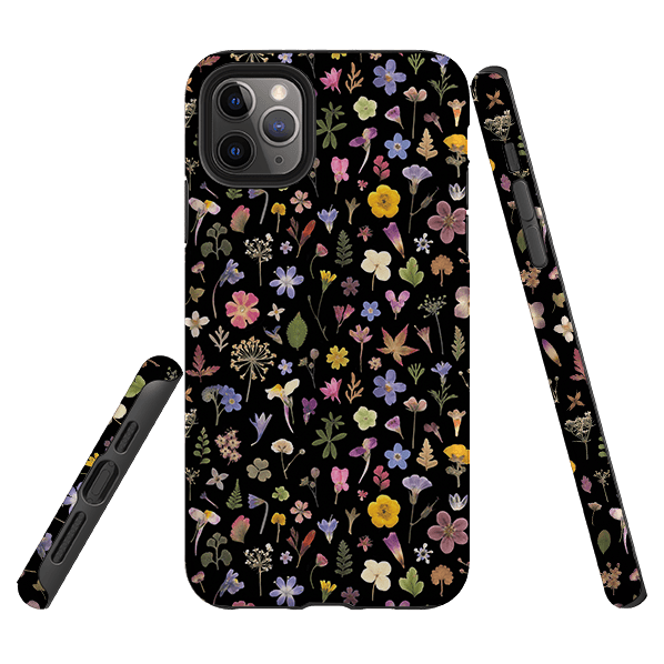 iPhone phone case-Flower Meadow By Helen Ahpornsiri-Product Details Raised bevel to protect screen from scratches. Impact resistant polycarbonate shell and shock absorbing inner TPU liner. Secure fit with design wrapping around side of the case and full access to ports. Compatible with Qi-standard wireless charging. Thickness 1/8 inch (3mm), weight 30g. Compatibility See drop down menu for options, please select the right case as we print to order.-Stringberry