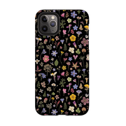 iPhone phone case-Flower Meadow By Helen Ahpornsiri-Product Details Raised bevel to protect screen from scratches. Impact resistant polycarbonate shell and shock absorbing inner TPU liner. Secure fit with design wrapping around side of the case and full access to ports. Compatible with Qi-standard wireless charging. Thickness 1/8 inch (3mm), weight 30g. Compatibility See drop down menu for options, please select the right case as we print to order.-Stringberry