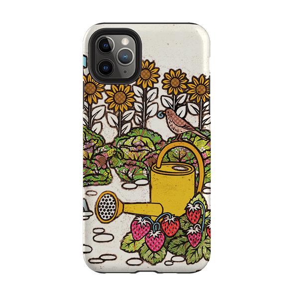 iPhone phone case-Garden 1 By Amelia Bowman-Product Details Raised bevel to protect screen from scratches. Impact resistant polycarbonate shell and shock absorbing inner TPU liner. Secure fit with design wrapping around side of the case and full access to ports. Compatible with Qi-standard wireless charging. Thickness 1/8 inch (3mm), weight 30g. Compatibility See drop down menu for options, please select the right case as we print to order.-Stringberry