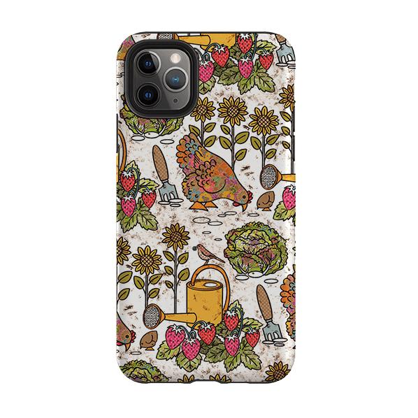 iPhone phone case-Garden By Amelia Bowman-Product Details Raised bevel to protect screen from scratches. Impact resistant polycarbonate shell and shock absorbing inner TPU liner. Secure fit with design wrapping around side of the case and full access to ports. Compatible with Qi-standard wireless charging. Thickness 1/8 inch (3mm), weight 30g. Compatibility See drop down menu for options, please select the right case as we print to order.-Stringberry