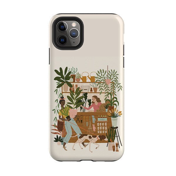 iPhone phone case-Garden Shop By Meghann Rader-Product Details Raised bevel to protect screen from scratches. Impact resistant polycarbonate shell and shock absorbing inner TPU liner. Secure fit with design wrapping around side of the case and full access to ports. Compatible with Qi-standard wireless charging. Thickness 1/8 inch (3mm), weight 30g. Compatibility See drop down menu for options, please select the right case as we print to order.-Stringberry