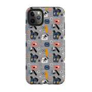 iPhone phone case-Groucho Barks-Product Details Raised bevel to protect screen from scratches. Impact resistant polycarbonate shell and shock absorbing inner TPU liner. Secure fit with design wrapping around side of the case and full access to ports. Compatible with Qi-standard wireless charging. Thickness 1/8 inch (3mm), weight 30g. Compatibility See drop down menu for options, please select the right case as we print to order.-Stringberry