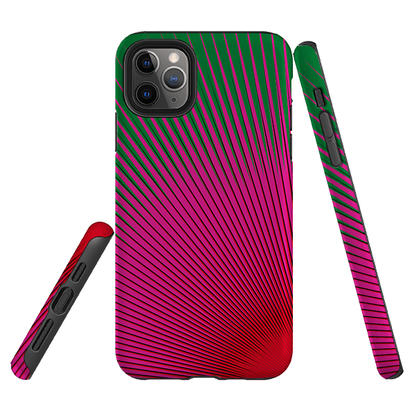 iPhone phone case-Halos Cactus By Kitty Joseph-Product Details Raised bevel to protect screen from scratches. Impact resistant polycarbonate shell and shock absorbing inner TPU liner. Secure fit with design wrapping around side of the case and full access to ports. Compatible with Qi-standard wireless charging. Thickness 1/8 inch (3mm), weight 30g. Compatibility See drop down menu for options, please select the right case as we print to order.-Stringberry