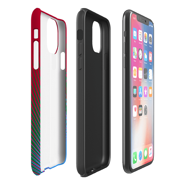 iPhone phone case-Halos Firework By Kitty Joseph-Product Details Raised bevel to protect screen from scratches. Impact resistant polycarbonate shell and shock absorbing inner TPU liner. Secure fit with design wrapping around side of the case and full access to ports. Compatible with Qi-standard wireless charging. Thickness 1/8 inch (3mm), weight 30g. Compatibility See drop down menu for options, please select the right case as we print to order.-Stringberry