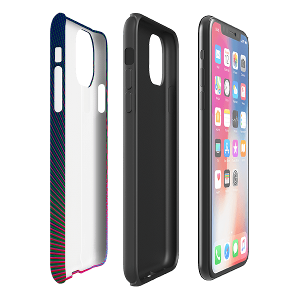 iPhone phone case-Halos Star By Kitty Joseph-Product Details Raised bevel to protect screen from scratches. Impact resistant polycarbonate shell and shock absorbing inner TPU liner. Secure fit with design wrapping around side of the case and full access to ports. Compatible with Qi-standard wireless charging. Thickness 1/8 inch (3mm), weight 30g. Compatibility See drop down menu for options, please select the right case as we print to order.-Stringberry