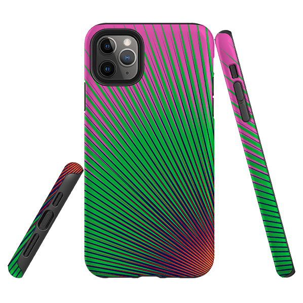iPhone phone case-Halos Watermelon By Kitty Joseph-Product Details Raised bevel to protect screen from scratches. Impact resistant polycarbonate shell and shock absorbing inner TPU liner. Secure fit with design wrapping around side of the case and full access to ports. Compatible with Qi-standard wireless charging. Thickness 1/8 inch (3mm), weight 30g. Compatibility See drop down menu for options, please select the right case as we print to order.-Stringberry