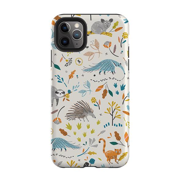 iPhone phone case-Hanging Around By Ali Brookes-Product Details Raised bevel to protect screen from scratches. Impact resistant polycarbonate shell and shock absorbing inner TPU liner. Secure fit with design wrapping around side of the case and full access to ports. Compatible with Qi-standard wireless charging. Thickness 1/8 inch (3mm), weight 30g. Compatibility See drop down menu for options, please select the right case as we print to order.-Stringberry