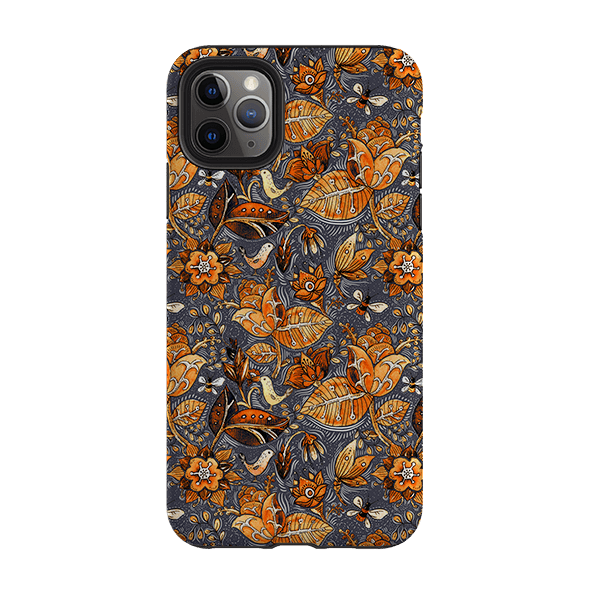 iPhone phone case-Hidcote Pattern-Product Details Raised bevel to protect screen from scratches. Impact resistant polycarbonate shell and shock absorbing inner TPU liner. Secure fit with design wrapping around side of the case and full access to ports. Compatible with Qi-standard wireless charging. Thickness 1/8 inch (3mm), weight 30g. Compatibility See drop down menu for options, please select the right case as we print to order.-Stringberry