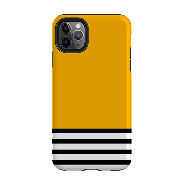 iPhone phone case-Honey And Stripes-Product Details Raised bevel to protect screen from scratches. Impact resistant polycarbonate shell and shock absorbing inner TPU liner. Secure fit with design wrapping around side of the case and full access to ports. Compatible with Qi-standard wireless charging. Thickness 1/8 inch (3mm), weight 30g. Compatibility See drop down menu for options, please select the right case as we print to order.-Stringberry