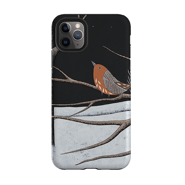 iPhone phone case-In The Depths Of Winter By Natasha Newton-Product Details Raised bevel to protect screen from scratches. Impact resistant polycarbonate shell and shock absorbing inner TPU liner. Secure fit with design wrapping around side of the case and full access to ports. Compatible with Qi-standard wireless charging. Thickness 1/8 inch (3mm), weight 30g. Compatibility See drop down menu for options, please select the right case as we print to order.-Stringberry