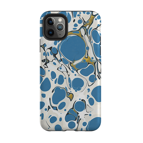 iPhone phone case-Island Blue-Product Details Raised bevel to protect screen from scratches. Impact resistant polycarbonate shell and shock absorbing inner TPU liner. Secure fit with design wrapping around side of the case and full access to ports. Compatible with Qi-standard wireless charging. Thickness 1/8 inch (3mm), weight 30g. Compatibility See drop down menu for options, please select the right case as we print to order.-Stringberry