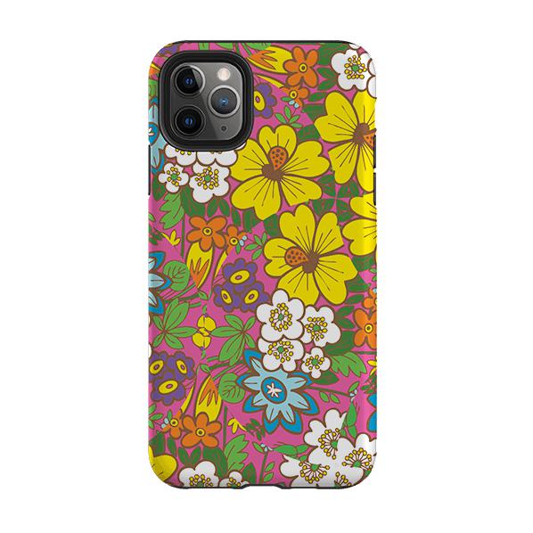 iPhone phone case-Kaleidoscope By Amelia Bowman-Product Details Raised bevel to protect screen from scratches. Impact resistant polycarbonate shell and shock absorbing inner TPU liner. Secure fit with design wrapping around side of the case and full access to ports. Compatible with Qi-standard wireless charging. Thickness 1/8 inch (3mm), weight 30g. Compatibility See drop down menu for options, please select the right case as we print to order.-Stringberry