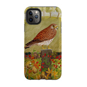 iPhone phone case-Kestrel By Bex Parkin-Product Details Raised bevel to protect screen from scratches. Impact resistant polycarbonate shell and shock absorbing inner TPU liner. Secure fit with design wrapping around side of the case and full access to ports. Compatible with Qi-standard wireless charging. Thickness 1/8 inch (3mm), weight 30g. Compatibility See drop down menu for options, please select the right case as we print to order.-Stringberry